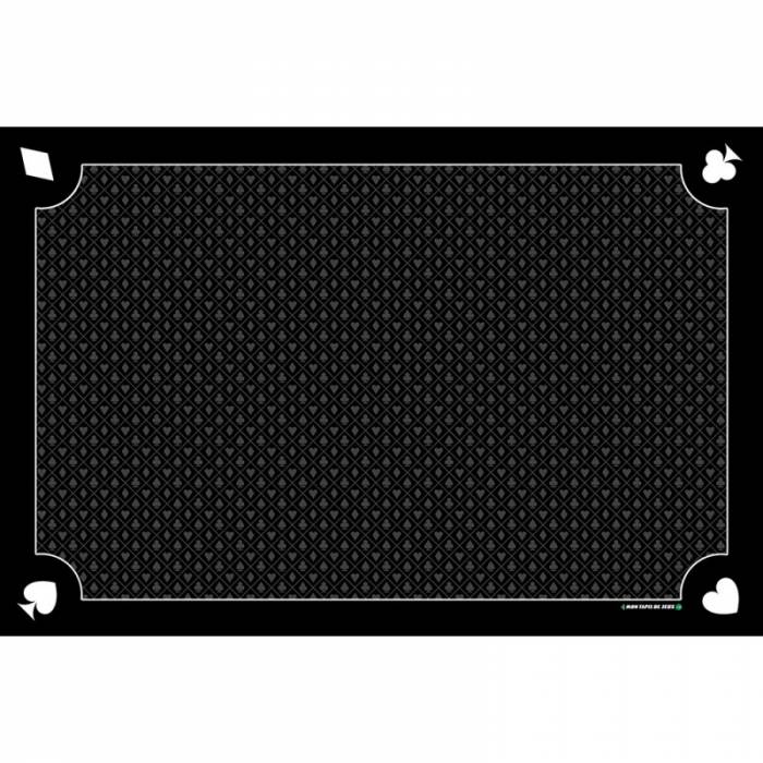 Tapis de belote "CLASSIQUE" - jersey néoprène - 60 x 40 cm - rectangulaire