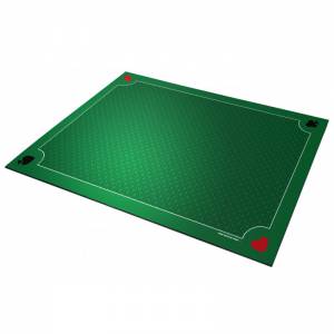 copy of Tapis de poker ovale TYPO SPADE en jersey néoprène - 80x160 cm – 8 joueurs