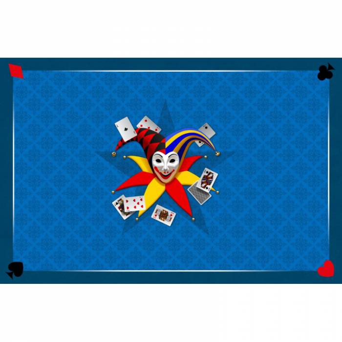 Tapis de belote "JOKER" - jersey néoprène - 60 x 40 cm - rectangulaire