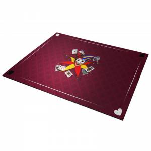 Tapis de belote "JOKER" - jersey néoprène - 60 x 40 cm - rectangulaire