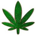 Card-Guard "POT LEAF SHAPE" - metal - 50mm diameter