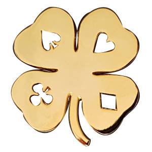 Card-Guard "4 LEAF" - en métal–  50mm de diamètre