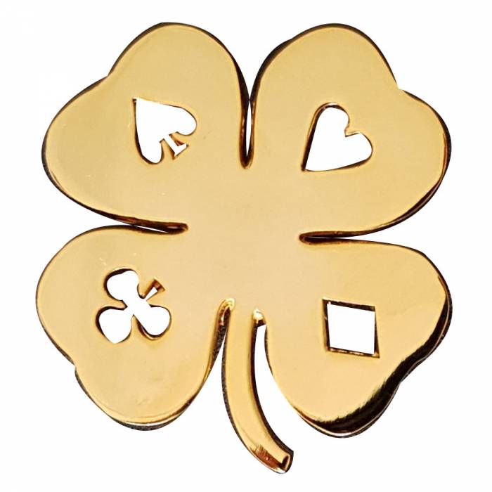 Card-Guard "4 LEAF" - en métal–  50mm de diamètre
