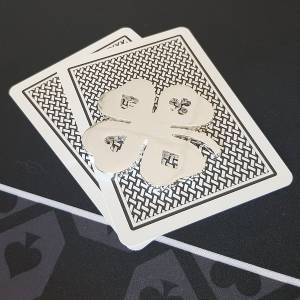 Card-Guard "4 LEAF" - en métal - 50mm de diámetro.