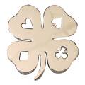 Kaartbeveiliging "4 LEAF" - van metaal - 50mm diameter