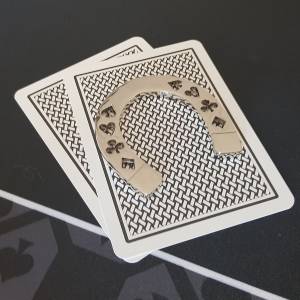 Card-Guard "HORSE SHOE" - brass - 50mm in diameter