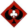 Card-Guard "DIAMOND SHAPE" - in metal - 50mm in diameter 

Card-Guard "DIAMOND SHAPE" - in metallo - diametro 50mm