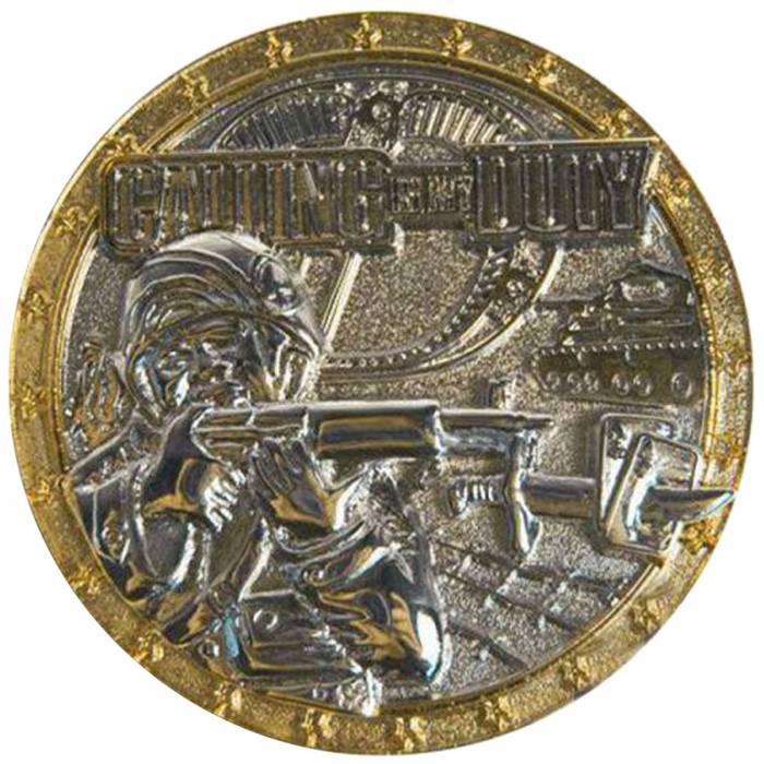 Card guard "CALLING IS MY DUTY" - 45 min - in metal - LIMITED EDITION