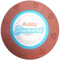 Żeton do pokera "DIAMOND 1" - 14g - wykonany z kompozytu gliny z wkładką metalową - dostępny na sztuki.