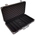 "ALU BLACK 300" Storage Case for 300 Poker Chips - aluminum imitation - plastic bottom.