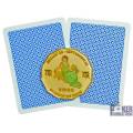 Card Guard "BLANK" - 2 different sides - 50mm - in brass.