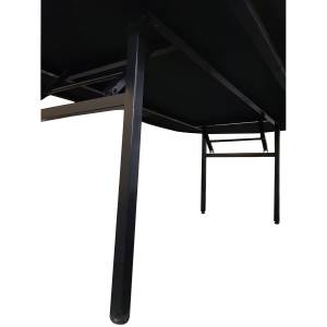 Stół do pokera "FLORÉAL BLUE" - z wzmocnionymi składanymi nogami - mata z neoprenu - 10 graczy + krupier.