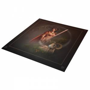 "ASTRO RAM" Divinatoire mat - neopreen jersey - vierkant - 80 x 80 cm