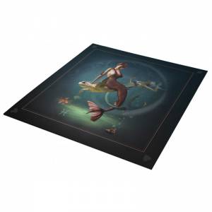 "ASTRO FISH" Divination Mat - Neoprene Jersey - Square - 80 x 80 cm