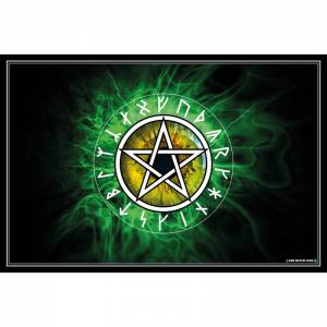 Kartenspielmatte "INCANTATION" - Neopren-Jersey - 60 x 40 cm - Rechteckig