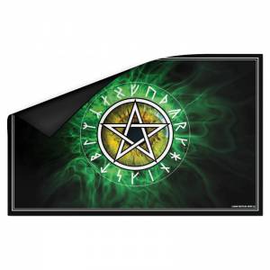 Tapis de jeux de cartes "INCANTATION" - jersey néoprène - 60 x 40 cm - rectangulaire