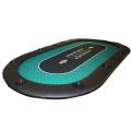 Dessus de table de poker "NO LIMIT UNI" - 200 cm x 100 cm - pliable - pour 10 joueurs