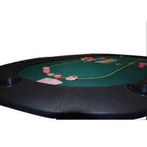 Poker table top "TOURNAMENT" - 200 cm x 100 cm - folding - for 10 players.