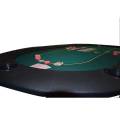 Topo da mesa de poker "TORNEIO" - 200 cm x 100 cm - dobrável - para 10 jogadores.