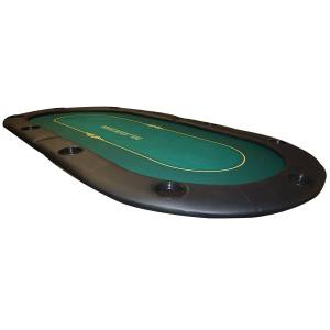 Pokertischauflage "TURNIER" - 200 cm x 100 cm - klappbar - für 10 Spieler