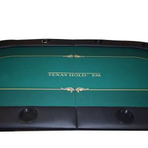 Pokervägg "TOURNAMENT" - 200 cm x 100 cm - fällbar - för 10 spelare.