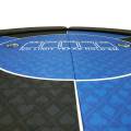 Topo de mesa de poker "NO LIMIT" redondo - 120 cm - dobrável - para 6 jogadores