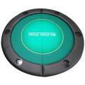 Round "TOURNAMENT" poker table top - 120 cm - foldable - for 6 players.