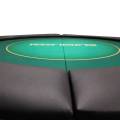Poker tafelblad "TOURNAMENT" rond - 120 cm - inklapbaar - voor 6 spelers.