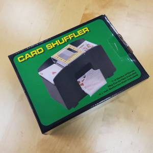 Automatic shuffler for 4 decks of cards - poker or bridge size