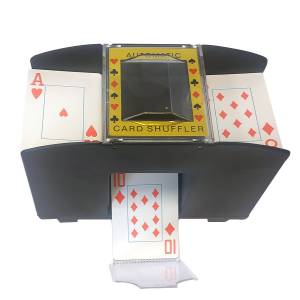 Automatisk kortblandare för 4 kortlekar - pokerspel eller bridgformat