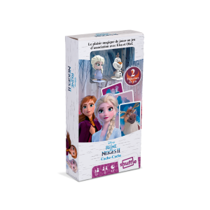 LA REINES DES NEIGES 2 :  "JEU CACHE CACHE " + 2 figurines.