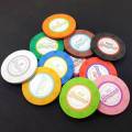 Pokerkoffer mit 500 "DIAMOND" Pokerchips - Turnierversion - aus 14 g Clay Composite - mit Zubehör.