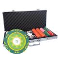 Mallette de 400 jetons de poker "SUNSHINE" - version TOURNOI - en clay composite 14 g - avec accessoires