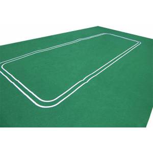 Tapete de Poker em feltro verde - com linha de aposta - 180/90 cm