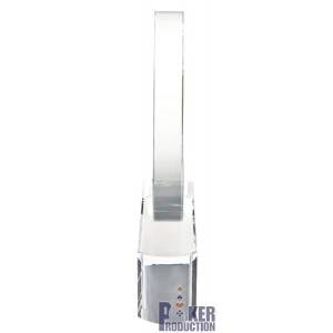 Poker Trofee Las Vegas - glas - 22 cm hoog