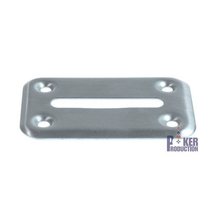 Chip Slot inox pour table de poker – a visser – fente de 76x10mm