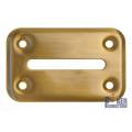 Brass Poker Table Chip Slot - Screw-on - 52mm x 7mm slit.