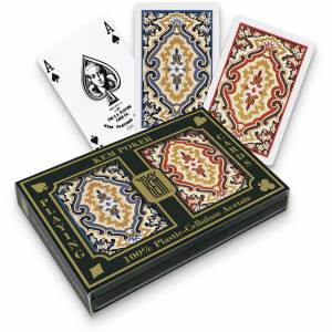 copy of Duo pack Kem Arrow Jumbo – 2 jeux de 54 cartes 100% plastique – format poker – 2 index jumbo