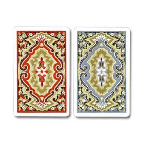 Duo pack Kem "PAISLEY" - 100% plastica - 2 indici standard - formato bridge - custodia di plastica.