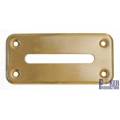 Money slot "BRASS XL" for poker table - screw-on - 75 x 10 mm.