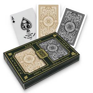 Duo pack Kem "ARROW" - Pack de 2 juegos de 54 cartas 100% de plástico - formato póker - en estuche de plástico - 2 índices están