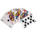 Duo Pack Fournier 54 deluxe cards - 2 Sets of 54 plastic-coated cardboard cards - bridge format - 4 standard indexes.