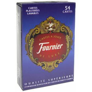 Fournier 32 cartes de luxe- Jeu de 32 cartes cartonnées plastifiées – format bridge – index standards