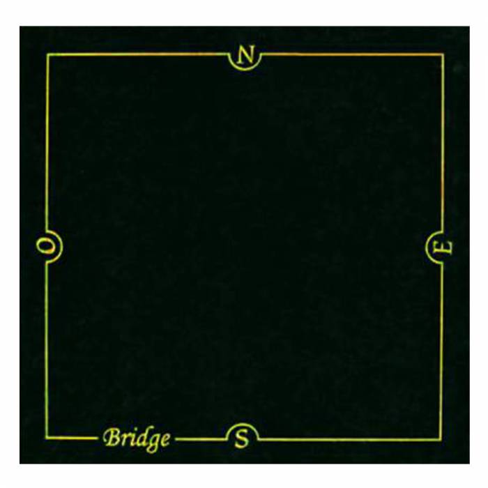 Bridge Suede Mat - 77 x 77 cm