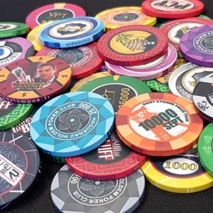Custom Ceramic Poker Chips - 39.5mm - min. 100 chips