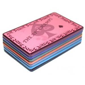 Individualisierte Keramik-Pokerplakette - 53mm x 85mm x 3,3mm