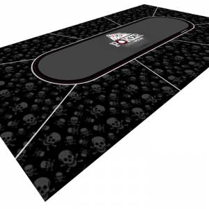 Poker Tischauflage aus individuell bedrucktem Jersey