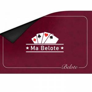 Tapis de Belote personnalisé "JERSEY"