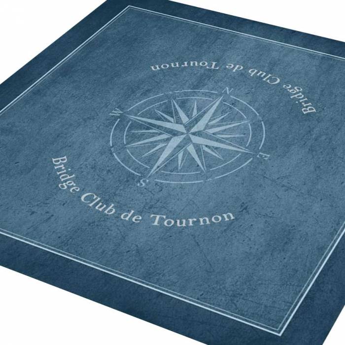 Tapis de Bridge "JERSEY" personnalisé - 78x78cm