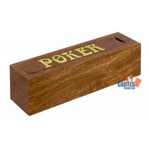 Coffret Buis Poker  5 dés